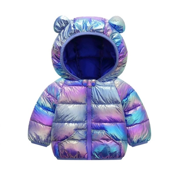 Other - Cecorc Kids Iridescent Puffer Jacket with Ears